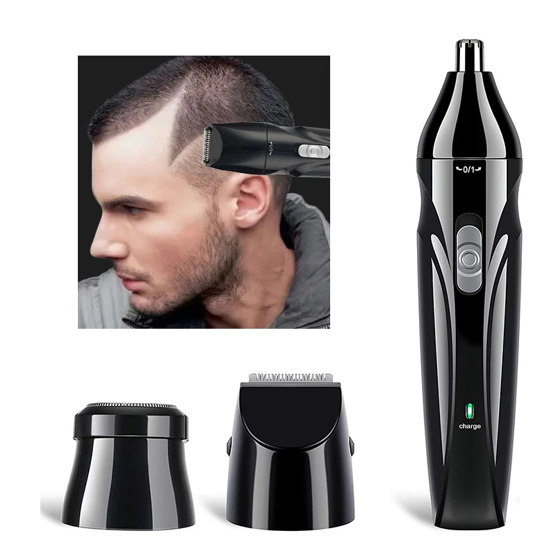 SPORTSMAN 3 w 1 mężczyźni elektryczny maszynka do włosów w nosie trymer  Razor akumulator trymer do brody do włosów w nosie maszynka do włosów  pielęgnacja maszynka do golenia|Elektryczne maszynki do golenia| -  AliExpress