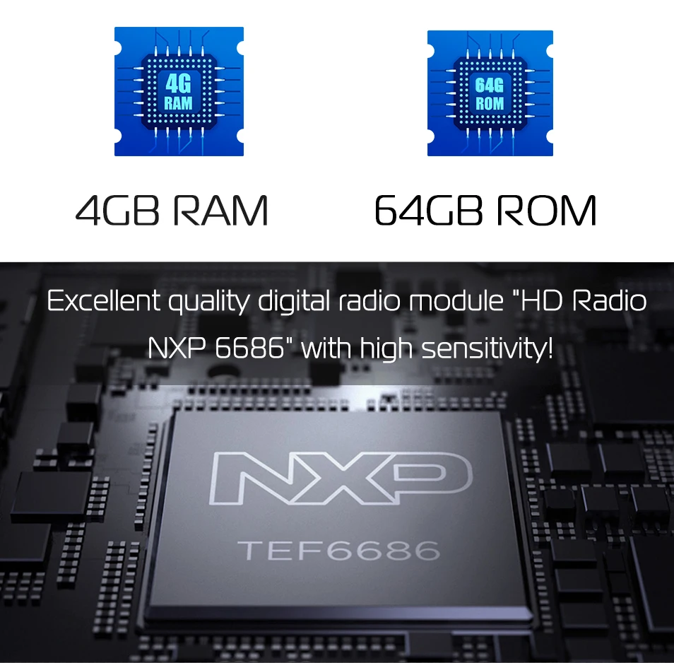 Best Marubox KD9638 DSP, 64GB 1 Din Car Multimedia Player for Kia Rio 2017 +, 9" IPS Screen with GPS Navigation, Bluetooth, Android 9 2