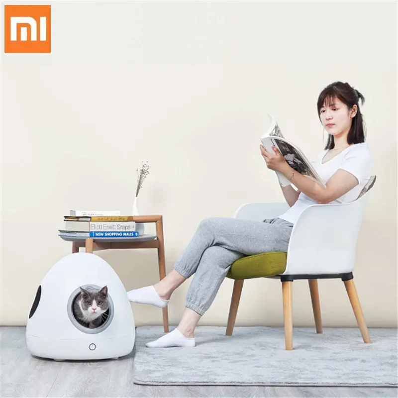 

XIAOMI SPACESHIP Intelligent Temperature Control Pet House Cat Dog Puppy Mat With APP Health Monitoring Pet Nest LED Night Light