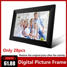 P100 WiFi 10,1 дюймов цифровая фоторамка 1280x800 ips сенсорный экран 16 Гб умная фоторамка управление приложением со съемным держателем