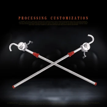 

25MM Motorcycle Hand Rotary Oil Pump Manual Hand Crank Rotary Pump Oil Fuel Transfer for Car Auto Truck Trailer RV Boat Marine E