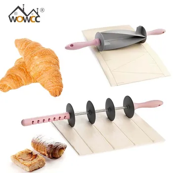 

WOWCC Adjustable Rolling Pin Multi Functional Bread Iron Slicer Noodle Forming Mold Kitchen Tool Creative Cut Roller