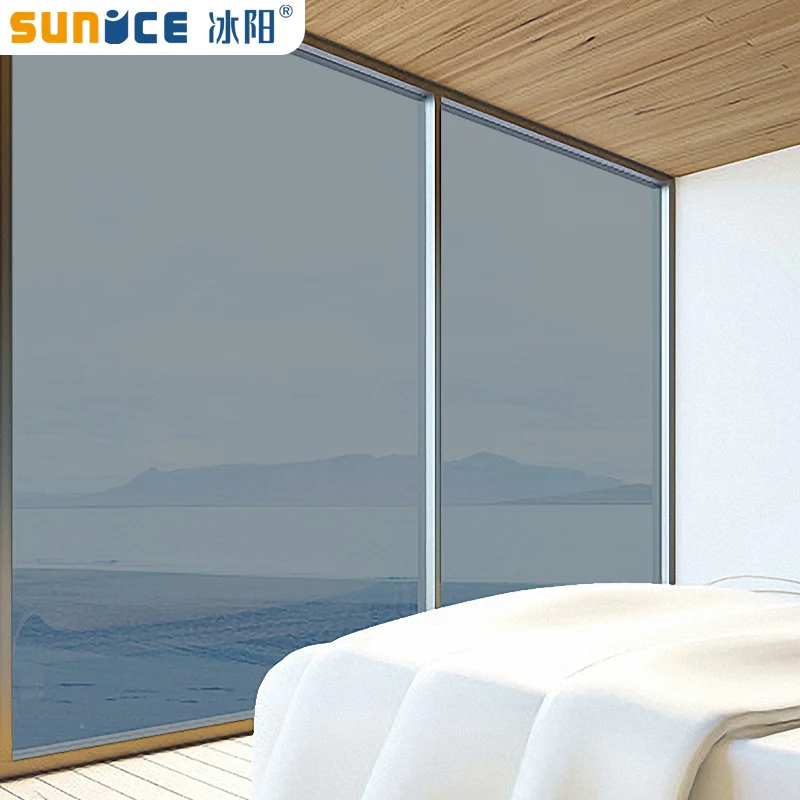 SUNICE 50x200 см Тонировочная пленка из голубого стекла на солнечной батарее 70%