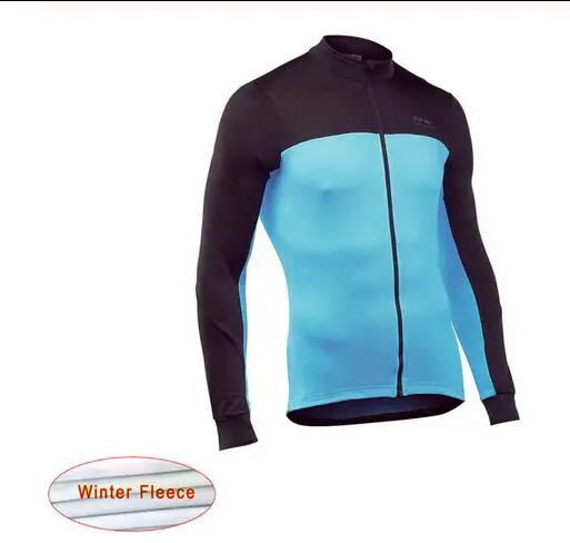 NW Pro team Men Cycling Jackets Winter Thermal Fleece Jersey Bicycle Cycling Warm MTB Bike Clothing Jacket Multiple choices - Цвет: 13