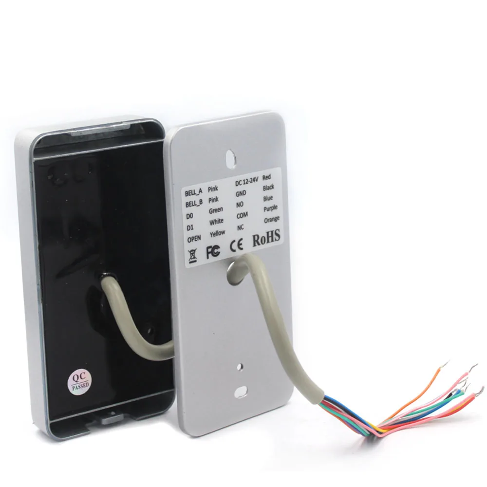 Metal Case 2000 User Door Access Controler Wiegand Output RFID Keypad Access Control System Proximity Card Reader