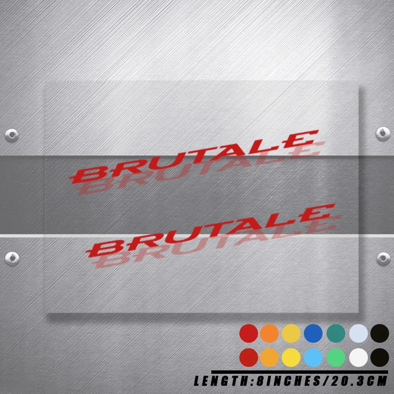 

Motorcycle Reflective Decal Waterproof Sticker Tank Pad Decoration Logo Sticker For MV Agusta Brutale 675 F4 750 1000 S RR RC F3