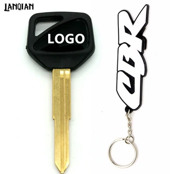 

Motorcycle keys rings Keys Embryo Uncut Keyring for HONDA CBR600RR F5 CB400 VTEC 1 2 3 4 th CB1300 hornet 600 Key and Keychain