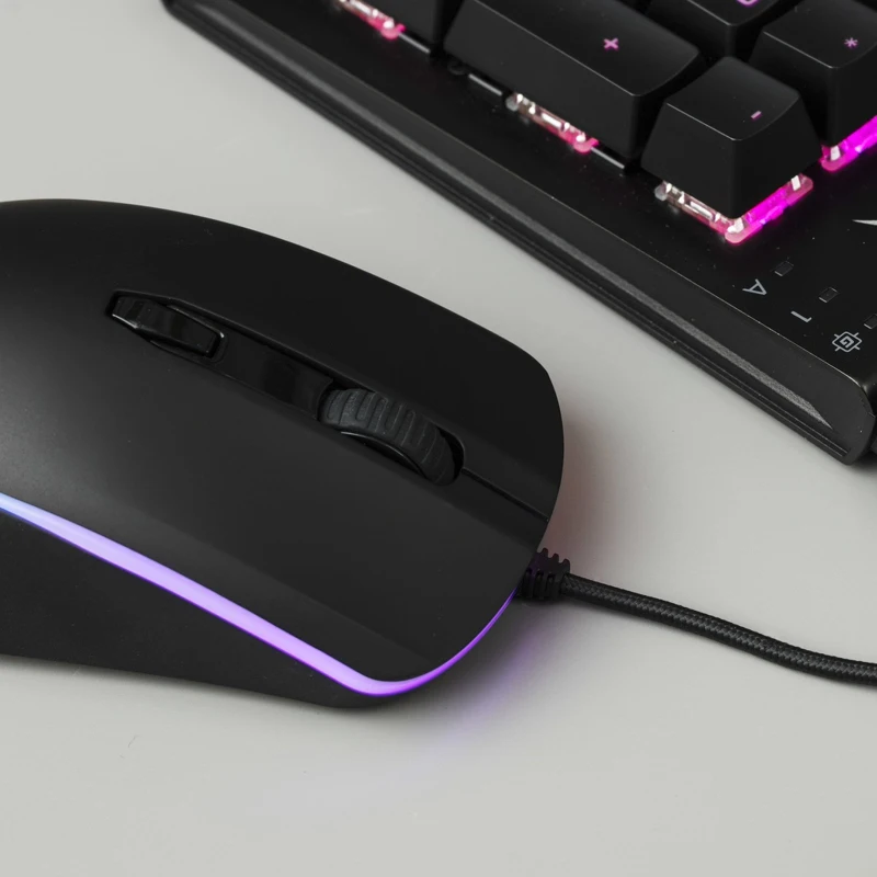 Мышь HyperX Pulsefire Surge черный оптическая(16000dpi) USB2.0 игровая(6but