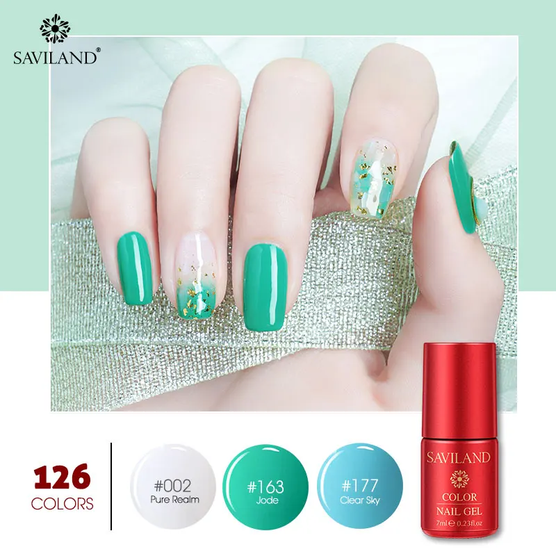 

Saviland Semi Permanent Primer 7ml Gel Varnish 126 Colors Soak Off UV LED Gel Nail Art Gel Lacquer Nail Polish