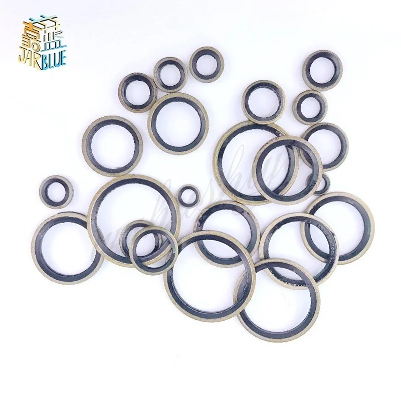 metal washer kit junta nbr m6 m8 m10 m12 m14 m16 100pcs 01