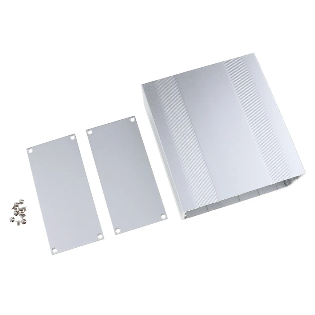 Aluminum Box Circuit PCB Board Enclosure Case Project Electronic Box DIY- 160x145x68mm (LxWxH)