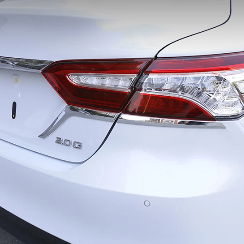 Для Toyota Camry, Автомобильный задний светильник, декоративная накладка на заднюю лампу, украшение из блесток, задний светильник, аксессуары для регулировки - Название цвета: 4PCS Below