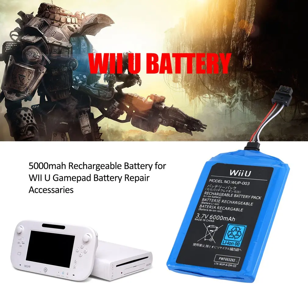 5000mah аккумуляторная батарея для Аккумулятор для джойстика ремонтные аксессуары