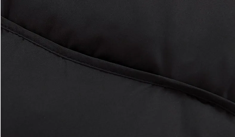 Black Gray Long Winter Down Jacket Men Thick Warm Hooded Loose Solid Outerwear Fashion Windproof Overcoat Mens Clothes YT50206