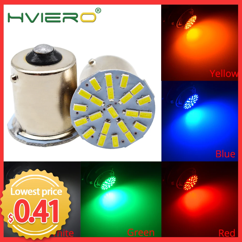 1157 BAY15D 1156 BA15S 3014 22 SMD светодиодный Белый Красный стоп сигнал поворота Задний