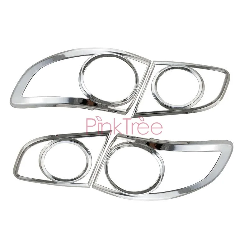 Хромированный налобный фонарь для Hyundai Santa Fe 2006 2007 2008 2009 2010 2011 | Автомобили и