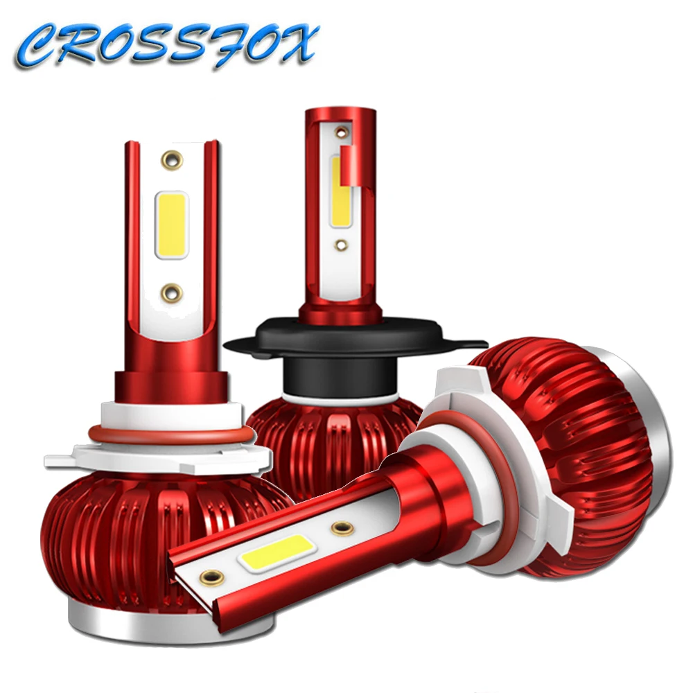 

K1 LED H4 H1 H7 H8 H9 H11 9005 HB3 9006 HB4 Car COB LED Headlight Auto Lamp Headlights Bulb 36W 6000K 8000LM Car Light