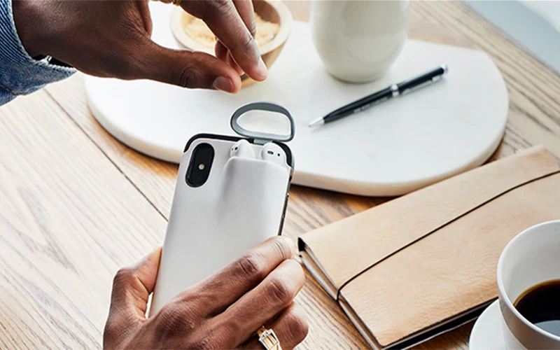 Унифицированная защита для ваших AirPods и iPhone телефон головной и чехол для телефона Прямая поставка