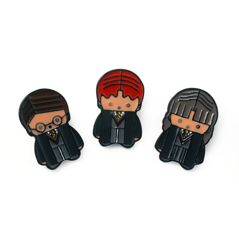 

Harry Hogwarts Brooches letter always pin Prefect School Shield Ravenclaw Fashion Jewelry Halloween gift