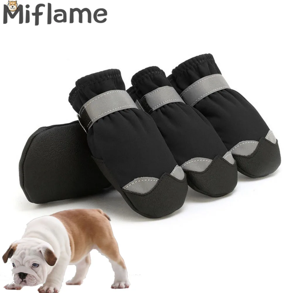 

Miflam Antiskid Dog Shoes Reflective Dog Boots For Pet Accessories Non-slip Medium Large Dog Sneakers Wearable Pet Shoes Fashion