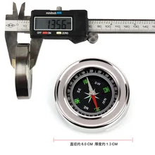 Outdoor Stainless Steel Compass Portable Large Size Mountain Climbing Camping Direction