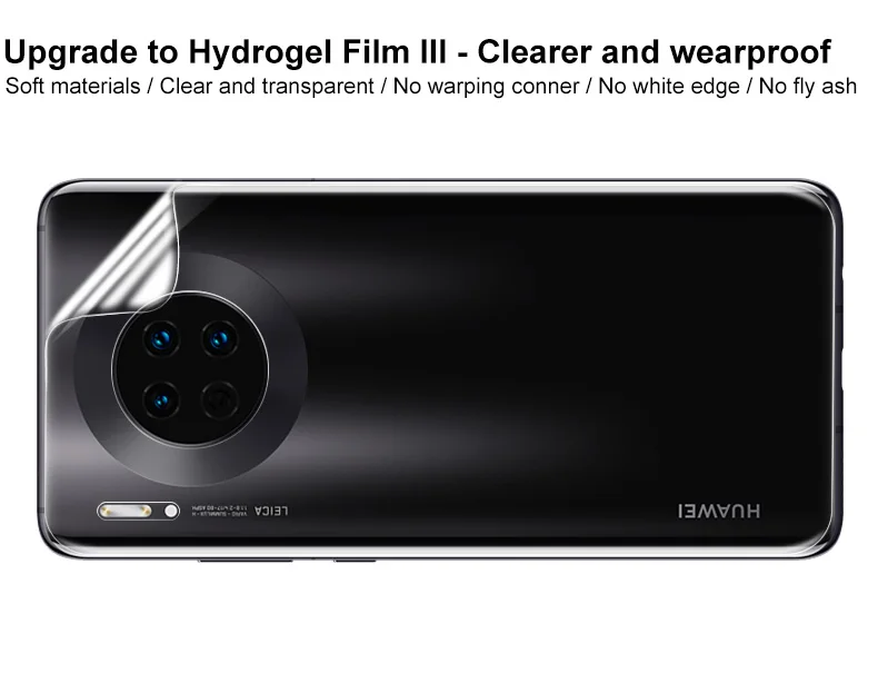 IMAK Hydrogel III 3 пленка для huawei mate 30 Pro защита экрана полное покрытие Задняя Передняя Задняя мягкая прозрачная защитная пленка