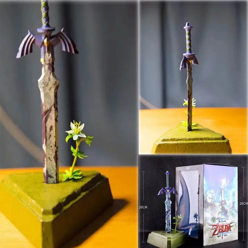 

26cm Zelda Skyward Sword link Master Sword Action Figure Collectible Model Toys Dolls Gift
