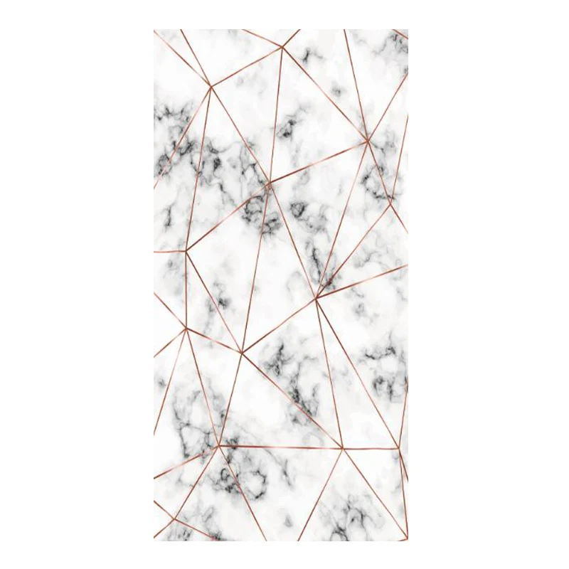 Marble Модные Современные Мраморные пляжные банные полотенца из розового золота геометричные треугольники для ванной комнаты 140X70 75X35 подарки - Цвет: Marble