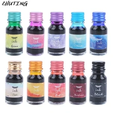 ZHUTING 10 шт 10 мл цветная перьевая ручка чернила Заправка Чернила Канцелярские товары школьные принадлежности