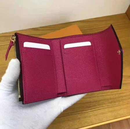 Распродажа короткий Модный женский красивый кошелек из натуральной кожи emily с коробкой 7 цветов