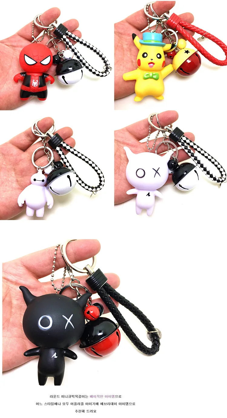 Pikachu Keychain Pendant Pet Elf Pokemon Creative Bag Ornament Small Doll
