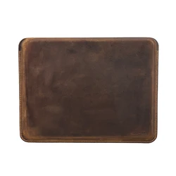 Premium Leather Tablet Sleeve Cover - 21.5x15.6x1cm case (Horizontal - coffee)