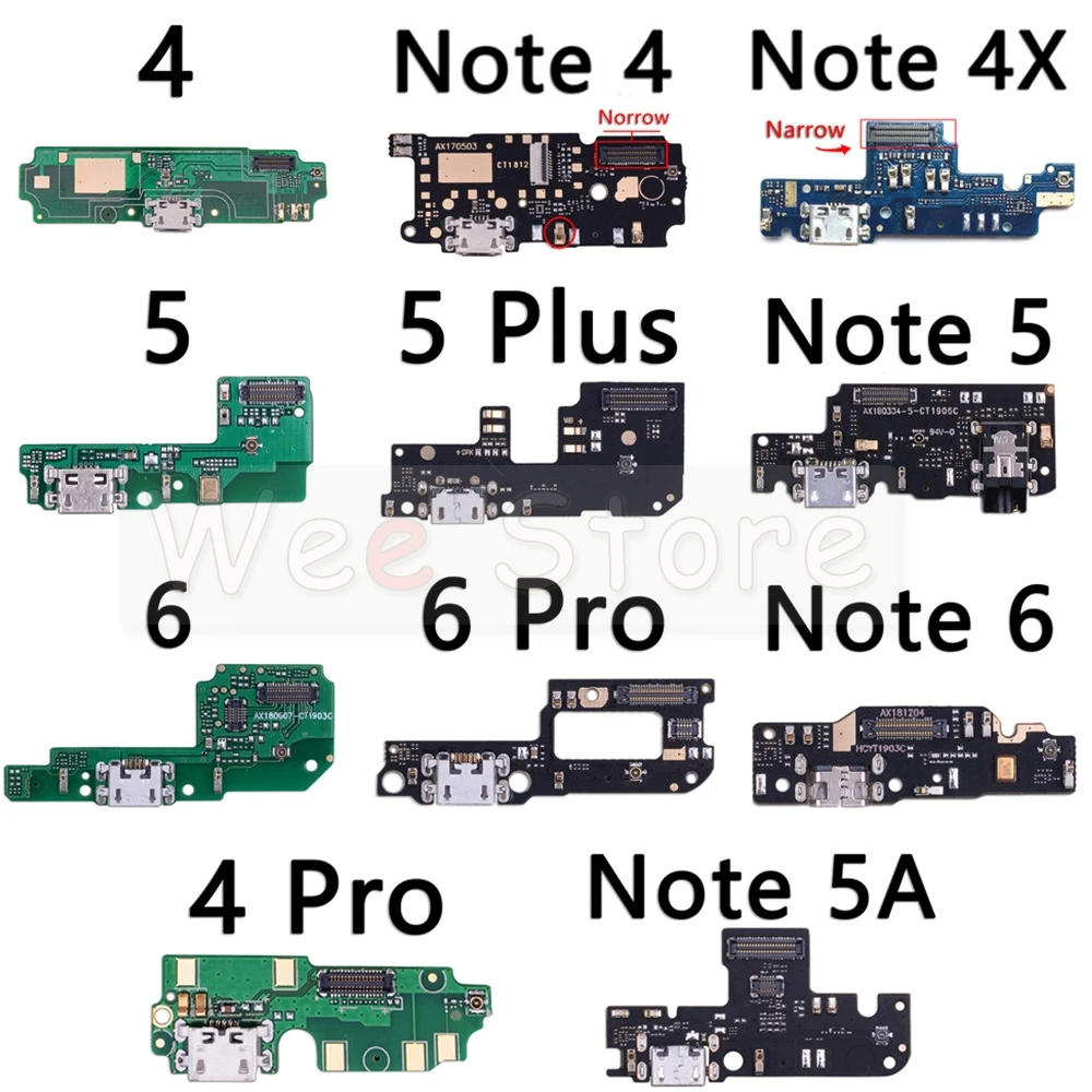 Гибкий USB кабель для Xiaomi Redmi Note 4 4x5 6 4A 5A 6A Pro Prime Plus|Шлейфы мобильных телефонов| |