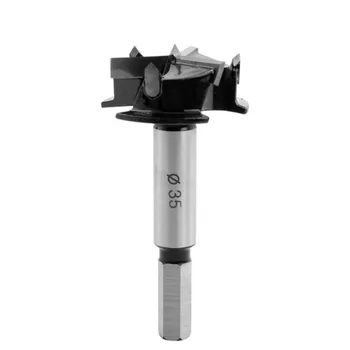 

Drilling Drill Bit Tool 35mm 3 Flutes Router Auger Tungsten steel alloy