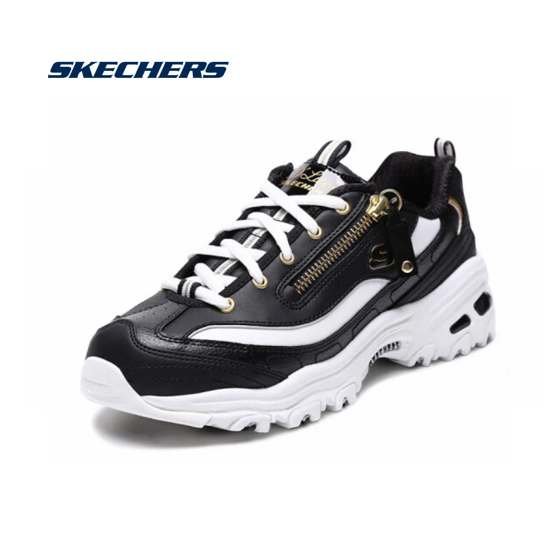 Skechers/обувь; женская повседневная обувь; D'ltes; удобная прогулочная обувь на массивном каблуке; женская брендовая обувь высокого качества; 88888233-BKGD
