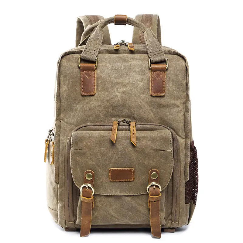 

Batik Waterproof Canvas Digital Slr Photo Backpack Durable Photographer Padded Camera Bag For Camera Lens