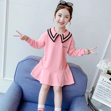 

Charming Princess Long Kids Dresses Teenage Girl Dress Children Clothing Spring Autumn Wedding Party Dress Plus Size