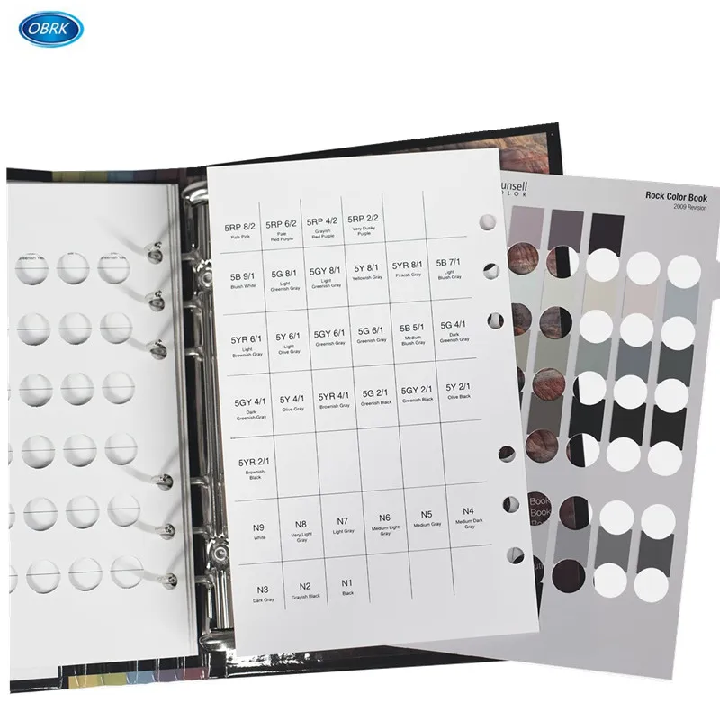 M50315B Munsell Rock Color Chart Color card book international standard color card Book