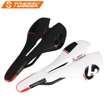 

TOSEEK Carbon Fiber Mountain Road Bike Saddle Bicycle Seat 138mm/150mm Lightweight Racing Designed