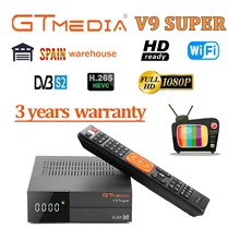 Gtmedia-receptor satélite V9 super, 4 tipos, potencia opcional por freesat V8 nova DVB-s2, gtmedia V8X h.265, wifi integrado