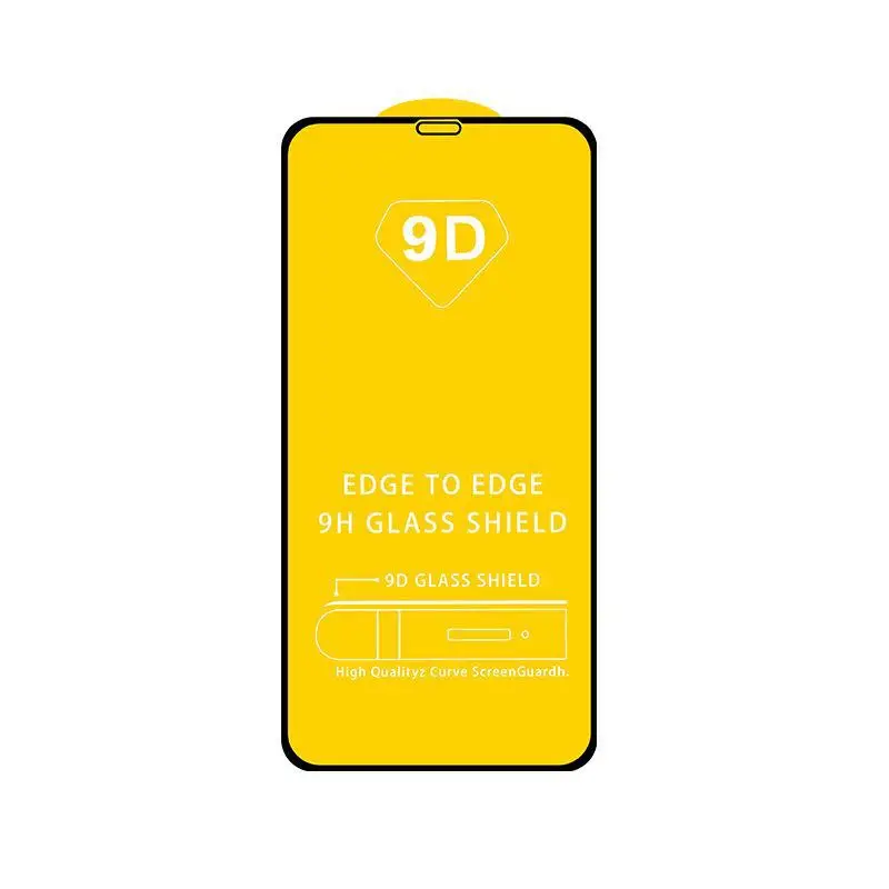 10pcs 9D Tempered Glass Screen Protector for iphone 12 pro mini 11 pro max xs xr film guard cristal micas mixed models order