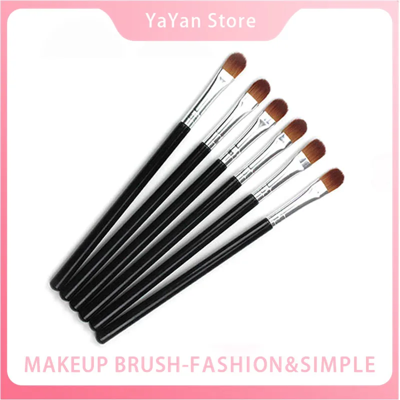 

Single Make up Brushes Eye Brush Face Professional Make-up Eye Shadow Brush Fibrous Hair Portable Aluminum Tube