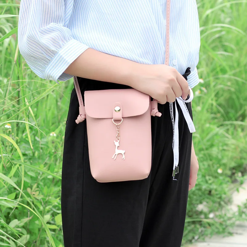 Universal Leather Cell Phone Bag Shoulder Pocket Wallet Pouch Case Neck Strap For Samsung A90 For iPhone 11 Huawei Mate 30 20 5G Universal Leather Cell Phone Bag Shoulder Pocket Wallet Pouch Case Neck Strap For Samsung A90 For iPhone 11 Huawei Mate 30 20 5G