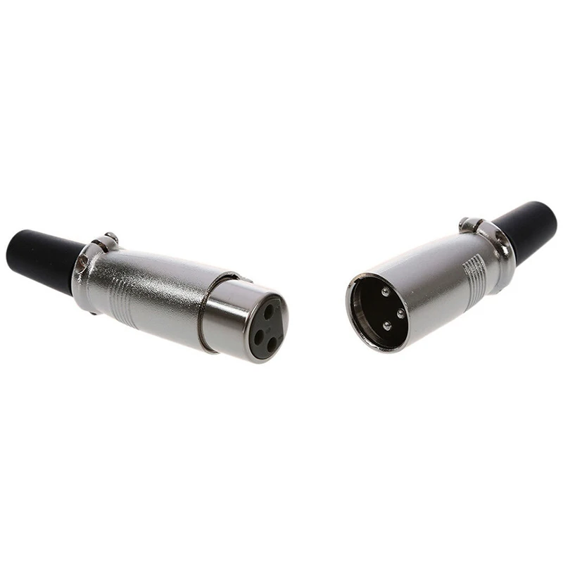 3 Pin периферийных мужской/гнездовой разъем микрофон аудио кабель Разъемы MIC Женский 6 мм Jack штекер смеситель
