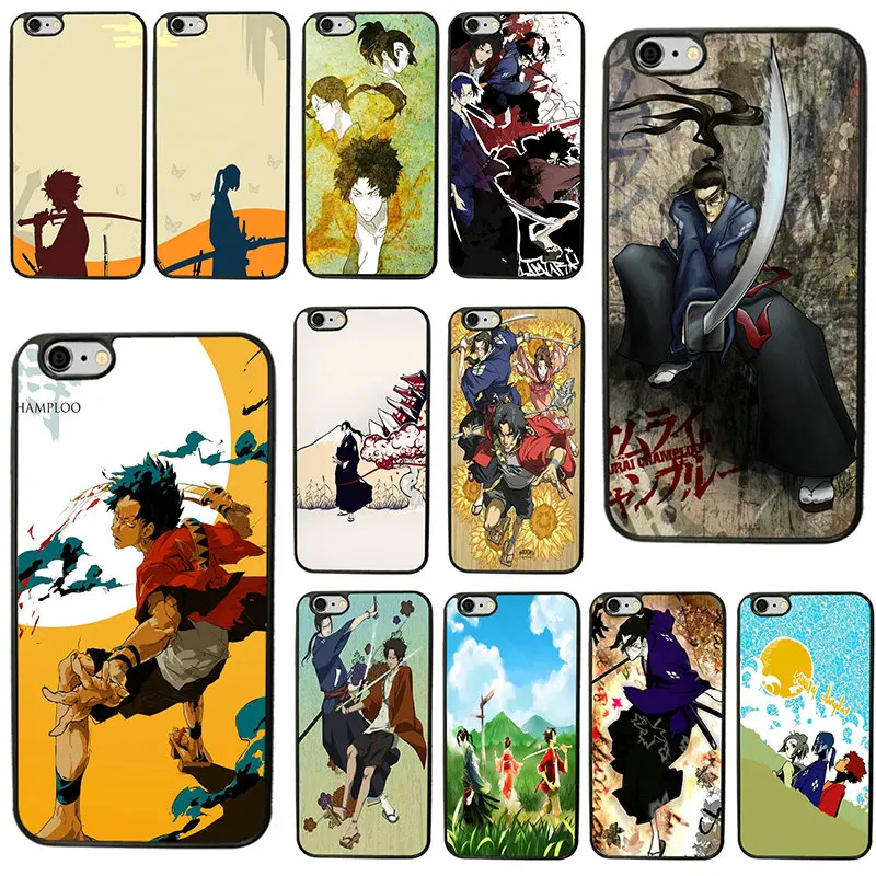 

Samurais Champloo Amine For iphone 8 7 6 6S Plus X XR XS Max 5S 5 SE 4 4S Case Cell Phone Cases Hard Plastic Cover Protect Shell