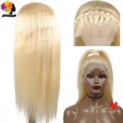 Remyblue, полностью кружевные человеческие волосы, парики, 613 блонд, парик на кружеве, бразильский Реми, прямые волосы, фронтальный парик, 150%, 8