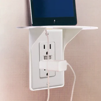 

Switch Socket Rack Creative Outlet Shelf Easy Installation Wall Outlet Shelf Power Perch Shelf Home Bathroom Storage Rack