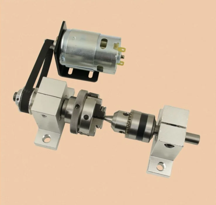 50, 63, 65, 80, simple miniature woodworking lathe spindle assembly, tailstock, rotating beads machine