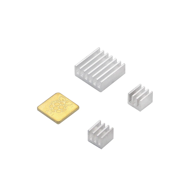 Silver Радиаторы для Orange Pi 4 алюминиевый медный радиатор Охлаждающая подставка металлический охлаждающий вентилятор для Orange Pi 3 - Цвет: Silver