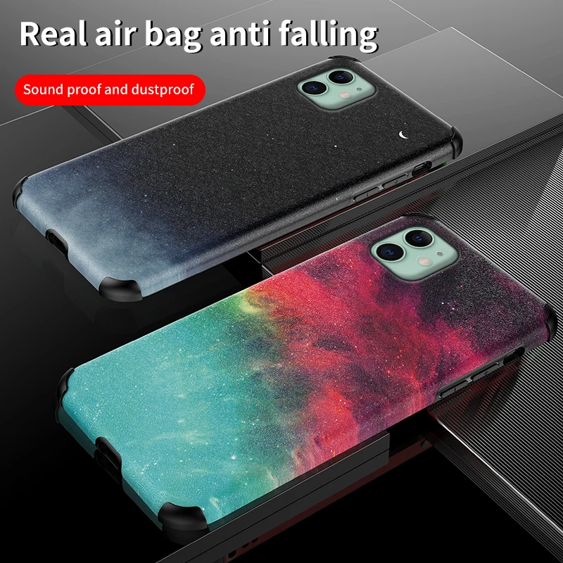 3D цветная подушка безопасности с четырьмя углами для iphone X XS 11 PRO MAX XR 8 7 6 SE Plus